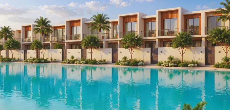 سكون من سانزن – فلل على واجهة البحيرة